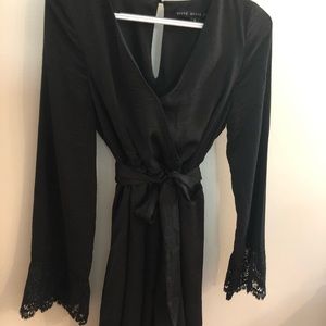 Black long sleeve dress